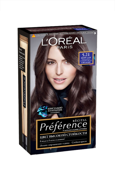 L`Oreal Paris Recital Preference Фарба для волосся 5.21 Нотердам