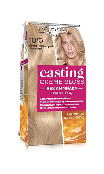 L`Oreal Paris Casting Creme Gloss Фарба для волосся 1010 - Світло-світло-русявий попелястий