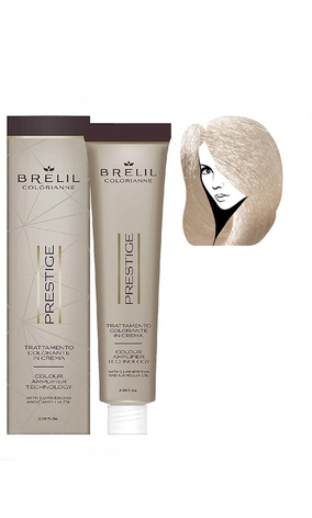 Brelil Colorianne Prestige Фарба для волосся 100/1 - Супер-освітлювач платиновий попелястий