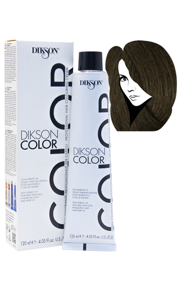 Dikson Professional Hair Colouring Cream Фарба для волосся 6.111 - темно-русявий з попелястим відтінком