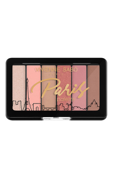 Vivienne Sabo Eyeshadow Mini Palette Paris Палетка тіней для повік - 6 кольорів (02) Saint-Germain