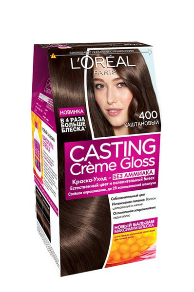 L`Oreal Paris Casting Creme Gloss Фарба для волосся 400 - Каштан