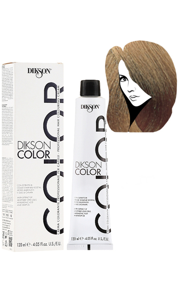 Dikson Professional Hair Colouring Cream Фарба для волосся 7.32 - яскравий блонд