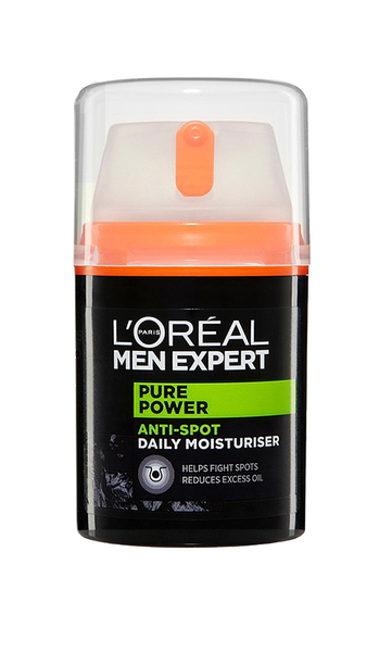 L`Oreal Paris Men Expert Pure Power Anti-Imperfection Moisturiser Зволожувальний крем проти недосконалості шкіри обличчя