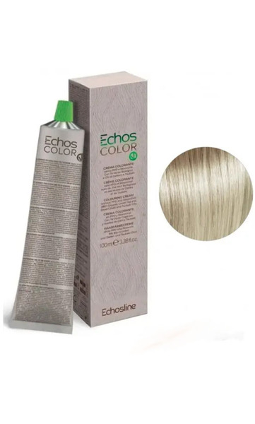 Echosline Echos Color Colouring Cream Крем-фарба для волосся 11.72 Платиновий холодний відтінок слонової кістки