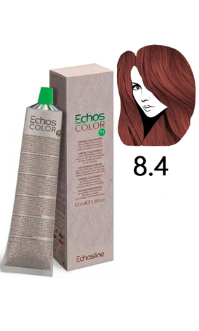 Echosline Echos Color Colouring Cream Крем-фарба для волосся 8.4 мідний світлий блонд