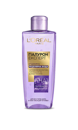 L`Oreal Paris Hyaluron Expert Міцелярна вода, що наповнює вологою, з гіалуроновою кислотою