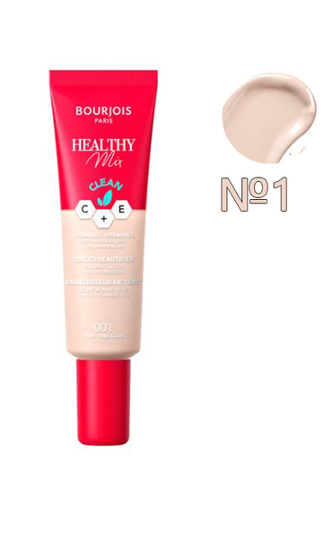 Bourjois Healthy Mix Clean Зволожуючий тональний флюїд (01) Fair