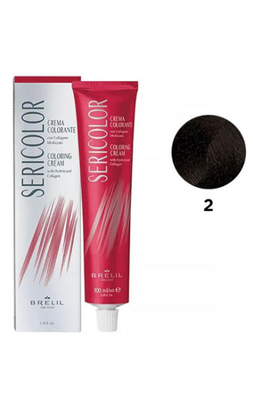 Brelil Sericolor Coloring Cream Фарба для волосся 2 (Dark Brown)