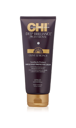 CHI Deep Brilliance Olive & Monoi Soothe & Protect Hair & Scalp Protective Крем для захисту шкіри голови