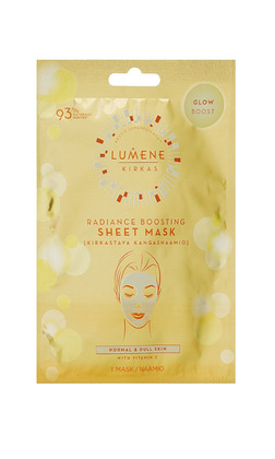 Lumene Kirkas Radiance Boosting Sheet Mask Тканинна маска-сяйво для обличчя