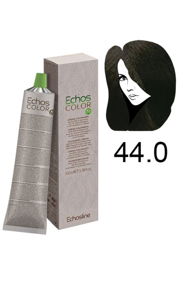 Echosline Echos Color Colouring Cream Крем-фарба для волосся 44.0 екстранасичений середній каштан