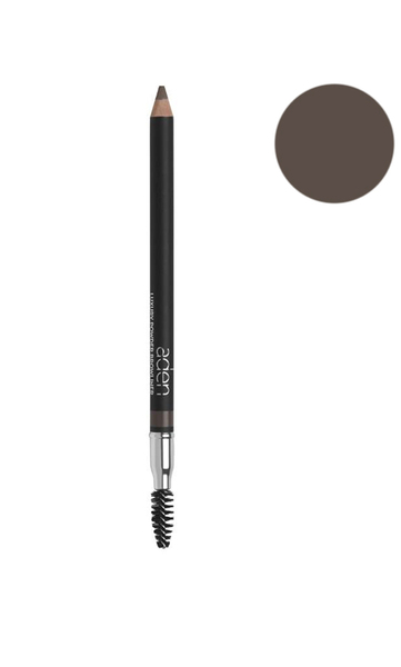 Aden Cosmetics Luxury Powder Browliner Олівець для брів зі щіточкою - Dark Brown