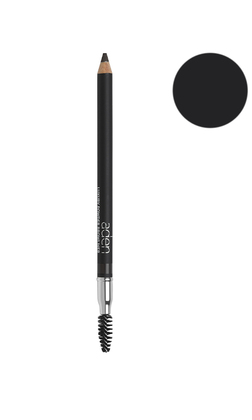 Aden Cosmetics Luxury Powder Browliner Олівець для брів зі щіточкою - Black