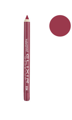 Elixir Make-Up Waterproof Lip Liner Водостійкий олівець для губ 034 Cerise