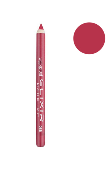 Elixir Make-Up Waterproof Lip Liner Водостійкий олівець для губ 056 Rouge