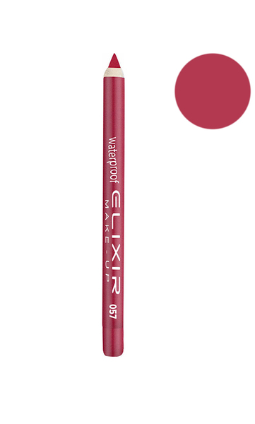 Elixir Make-Up Waterproof Lip Liner Водостійкий олівець для губ 057 Punch