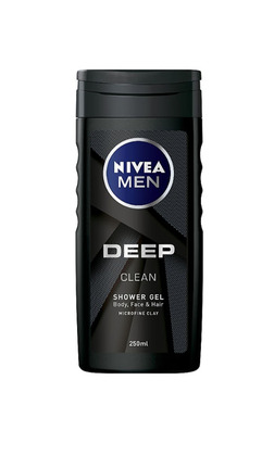 Nivea MEN Deep Clean Shower Gel Гель для душу для тіла, обличчя та волосся