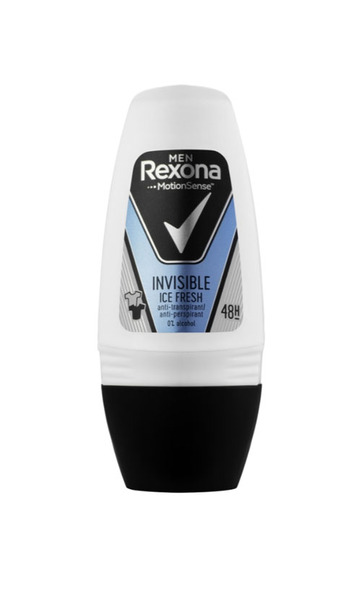 Rexona антиперспірант кульковий invisible айс 50 мл