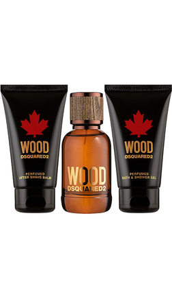 Dsquared2 Wood Pour Homme (edt 50 ml + 50 ml Shower gel + 50 ml After Shave Balm)