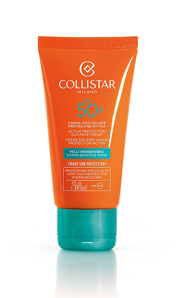 Collistar Active Protection Sun Face Cream SPF 50+ Сонцезахисний засіб для обличчя "Активний захист"