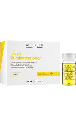 Alter Ego CureEgo Silk Oil Leave-in Illuminating Treatment Ампули для блиску неслухняного і в`юнкого волосся 12*10 мл