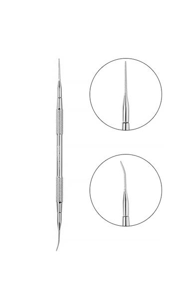 Staleks Pro Expert 60 Type 4 Лопатка педикюрная, тонкая пилка прямая и пилка с загнутым концом PE-60/4