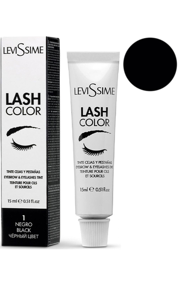 LeviSsime Lash Color Фарба для брів і вій 1 - Black