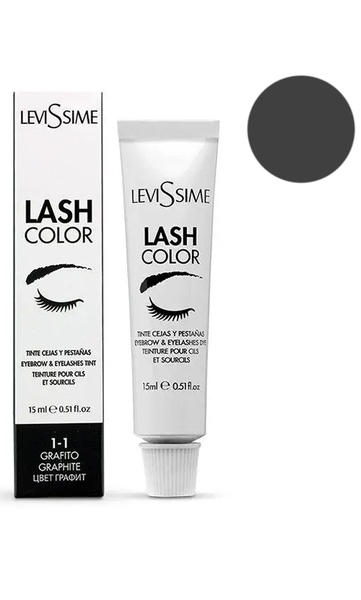 LeviSsime Lash Color Фарба для брів і вій 1-1 - Graphite