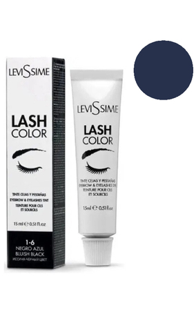 LeviSsime Lash Color Фарба для брів і вій 1-6 - Bluish Black