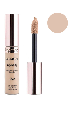 TopFace Sensitive Mineral 3 in 1 Concealer Консилер для обличчя 002