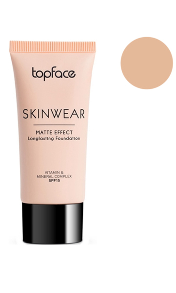 TopFace Skinwear Matte Effect SPF 15 Тональний крем 01