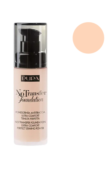 Pupa No Transfer Foundation Стійкий зволожувальний тональний крем (02) Light Beige