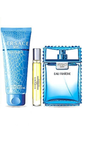 Versace Man Eau Fraiche (edt 100 ml + edt 10 ml mini + 150 ml Shower gel)