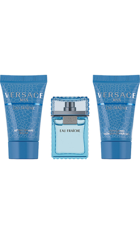 Versace Man Eau Fraiche mini set (edt 5 ml + 25 ml Shower gel + 25 ml After Shave Balm)