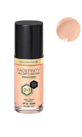 Max Factor Facefinity All Day Flawless 3-in-1 Foundation SPF20 Vegan Тональна основа (55N) - Beige