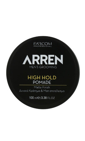 Arren Men`s Grooming Pomade High Hold Помадка для укладання волосся сильної фіксації, матова