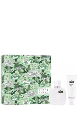 Lacoste Eau De L.12.12 Blanc - set (edt 50 ml + 50 sg)