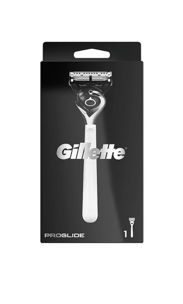 Gillette Станок для гоління чоловічий (Бритва) Proglide Black & White - 1 касета