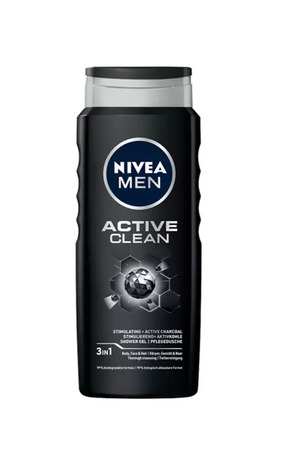 Nivea MEN Гель для душу Активне Очищення 500 мл