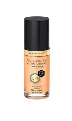 Max Factor Facefinity All Day Flawless 3-in-1 Foundation SPF20 Vegan Тональна основа (70W) - Warm Sand