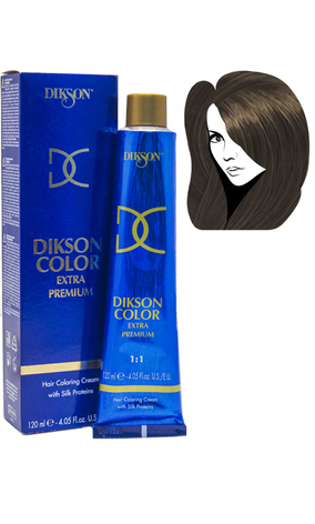 Dikson Professional Hair Colouring Cream Фарба для волосся NE 5.0 - світло-каштановий