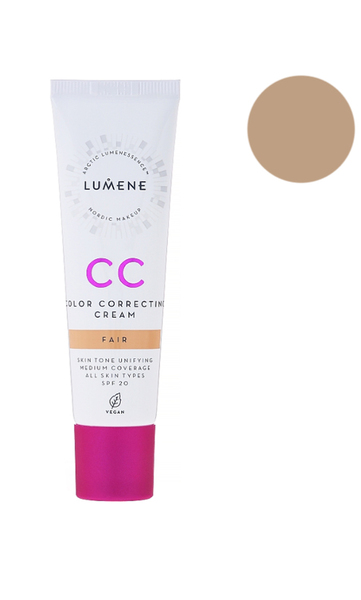 Lumene CC Color Correcting Cream SPF20 Тональний крем - Fair